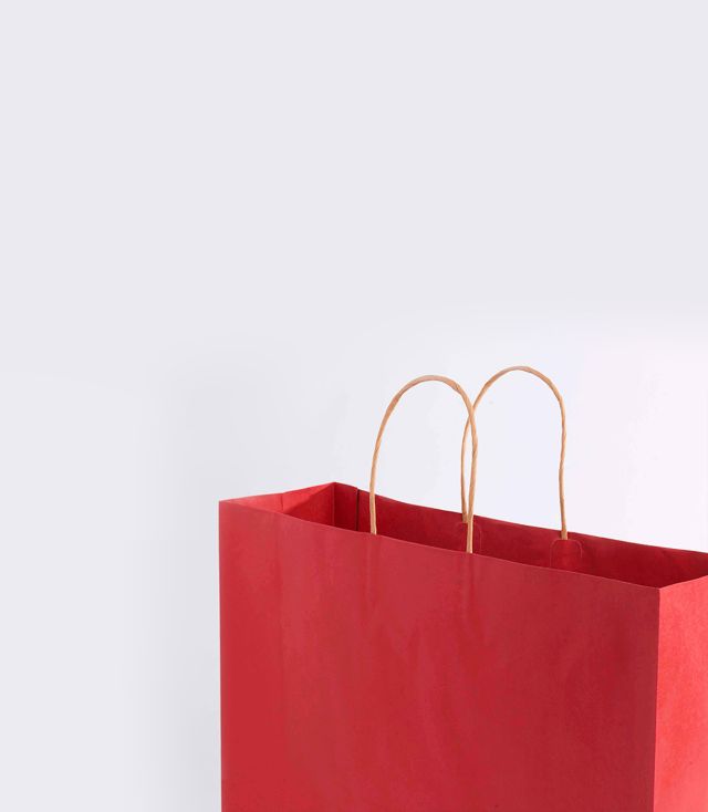 Eine Papiertasche